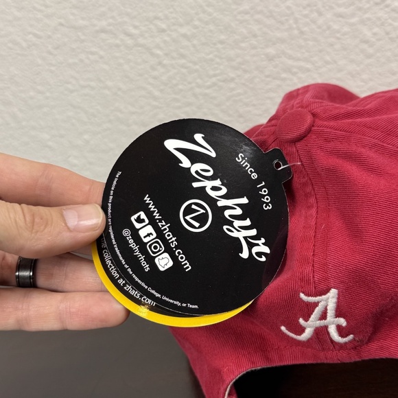 Alabama Crimson Tide Hat Cap Strap Back NCAA Football Tokyo-Dachi Mascot Zephyr - Picture 6 of 11